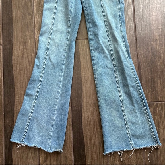 Free People Seasons in the Sun Flare Jeans Sz 24 - Picture 4 of 10